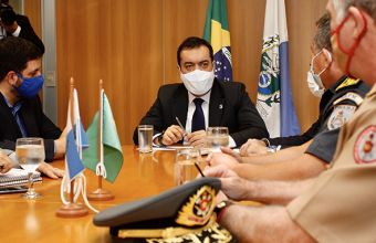 Governador em exercício realiza primeira reunião de trabalho Rogério Santana RJ